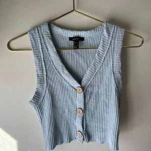 Forever 21 blue tank top